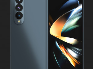 Samsung Galaxy Z Fold 4 and Pen Modelo 3D