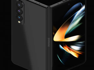 Samsung Galaxy Z Fold 4 and Pen 3D Model