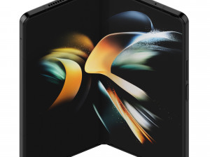 Samsung Galaxy Z Fold 4 and Pen Modelo 3D
