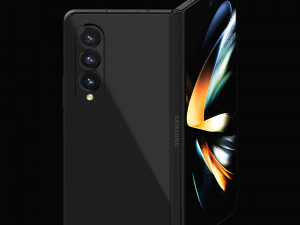 Samsung Galaxy Z Fold 4 and Pen 3D Model