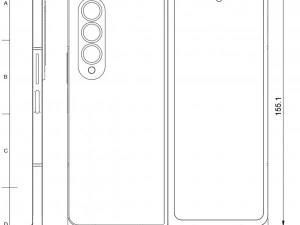 Samsung Galaxy Z Fold 4 and Pen 3D Model