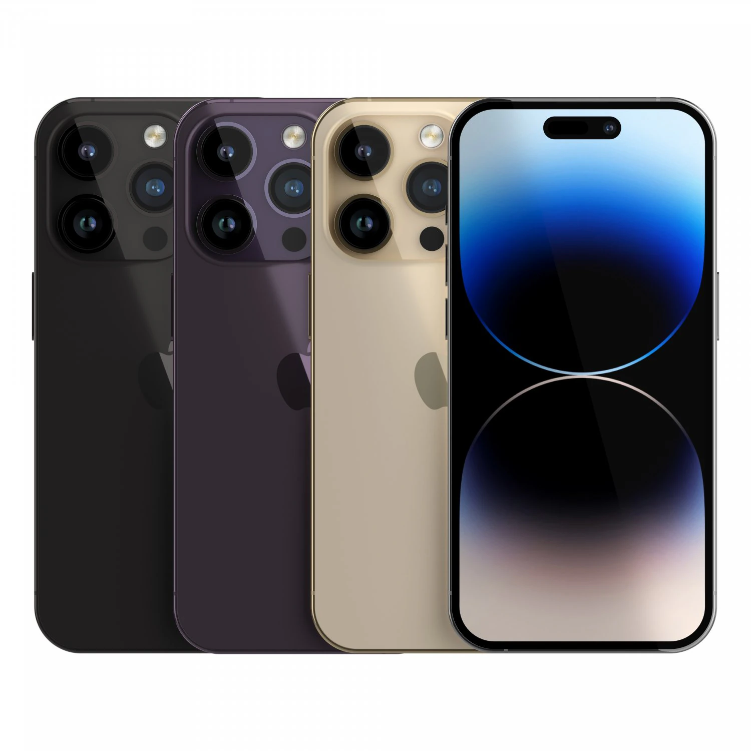 IPhone 14 Pro 3D Model .c4d .max .obj .3ds .fbx .stl .blend 