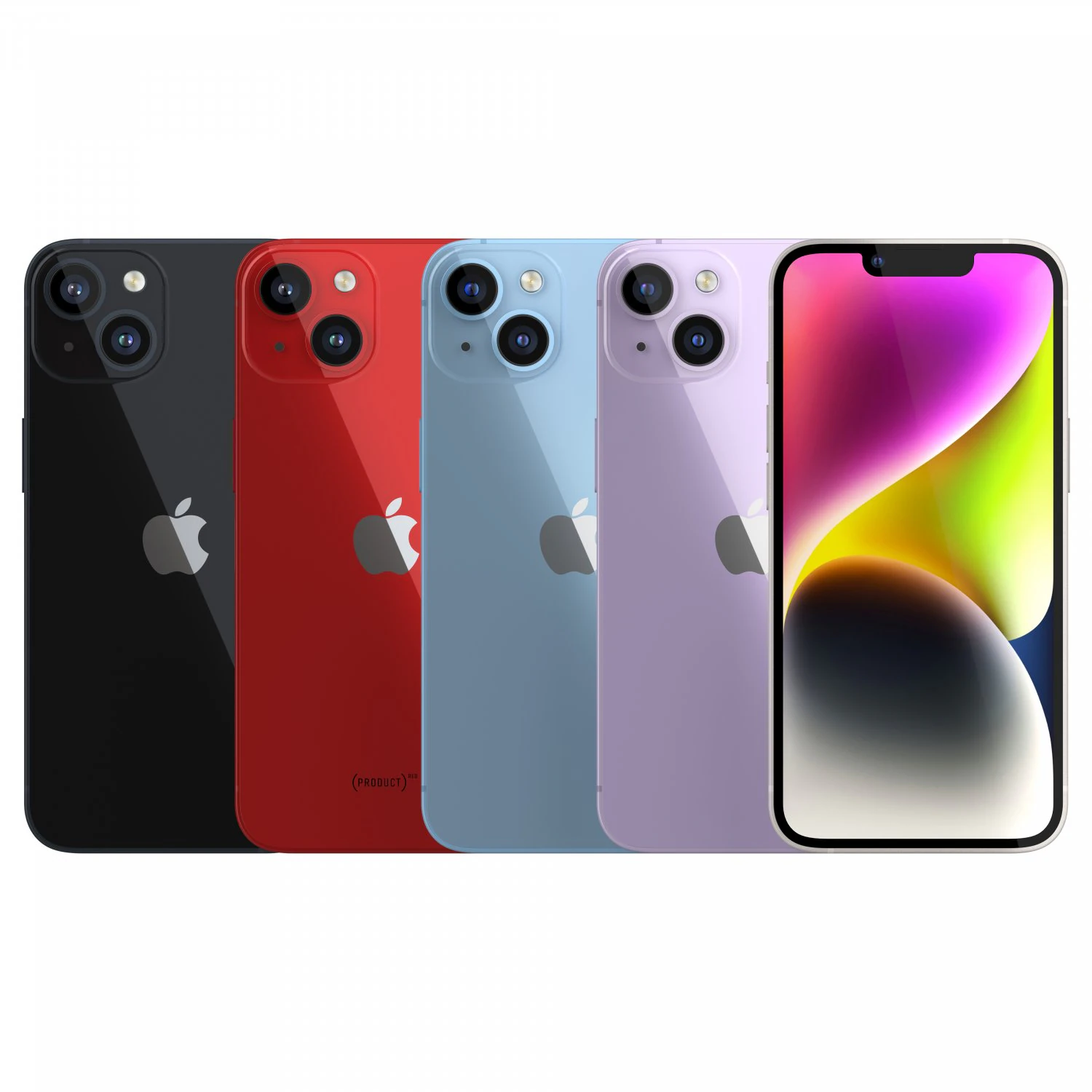 IPhone 14 3D Model .c4d .max .obj .3ds .fbx .stl .blend 