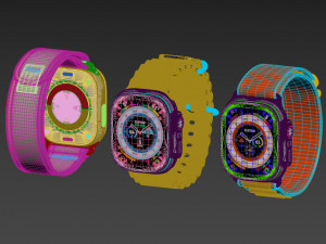 Apple Watch Ultra 3D मॉडल