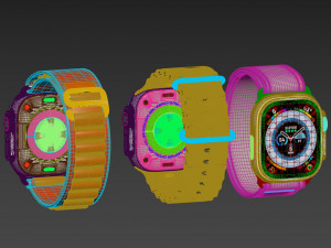 Apple Watch Ultra 3D मॉडल
