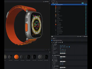Apple Watch Ultra 3D Modell