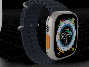 Apple Watch Ultra 3D मॉडल