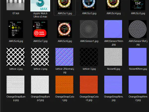 Apple Watch Ultra 3D Modell