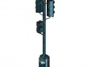 Traffic light PBR Model 3D