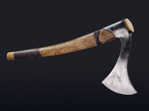 Axe Franciska PBR Model 3D