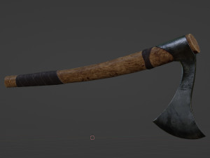 Axe Franciska PBR Model 3D