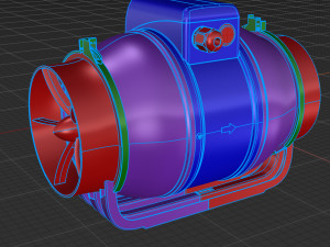 Industrial Fan 1 3D Model
