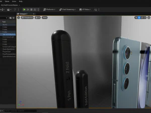 Samsung Galaxy Z Fold 5 3D Model