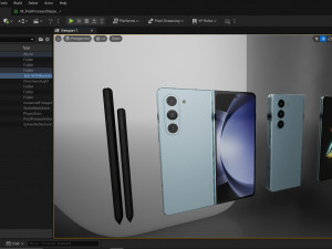 Samsung Galaxy Z Fold 5 3D Модель