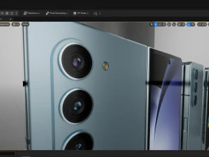 Samsung Galaxy Z Fold 5 3D Model