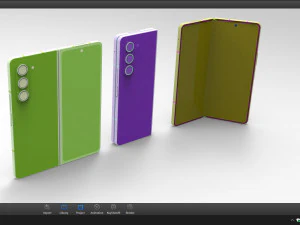 Samsung Galaxy Z Fold 5 3D Model