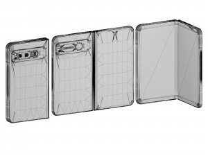 Google Pixel Fold 3D Модель