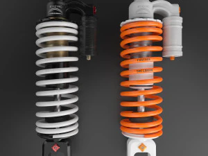 Bike rear suspension 3D Model