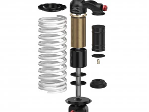 Bike rear suspension 3D Model