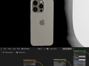 iPhone 15 Pro 3D Model