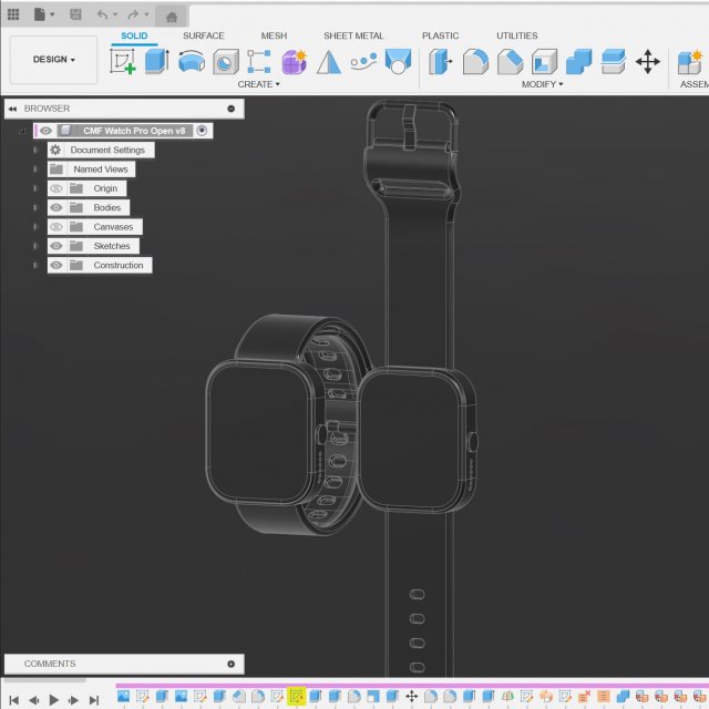 CMF Watch Pro Nothing 3D Model in Gadgets 3DExport