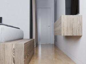 Apartment interior with furniture 3D Модель