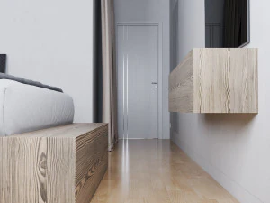 Apartment interior with furniture 3D Model