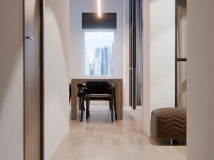Apartment interior with furniture 3D Модель