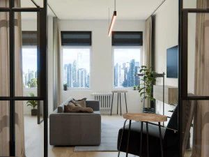 Apartment interior with furniture 3D Model