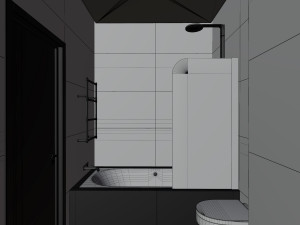 Apartment interior with furniture 3D Модель