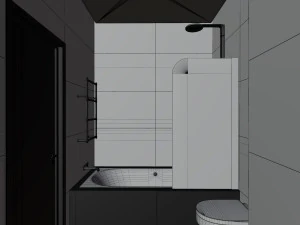 Apartment interior with furniture 3D Model