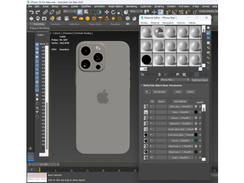 IPhone 16 Pro Max 3D Model