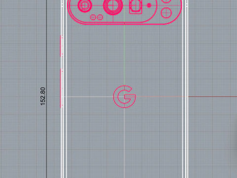Гугл Пиксель 9 Про 3D Модель