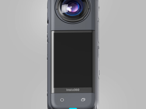 Insta 360 x4 3D 모델