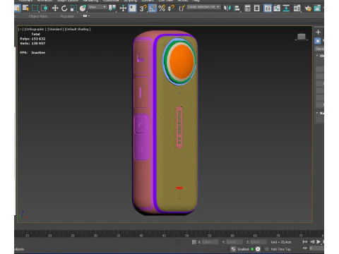 Insta 360 x4 3D Model