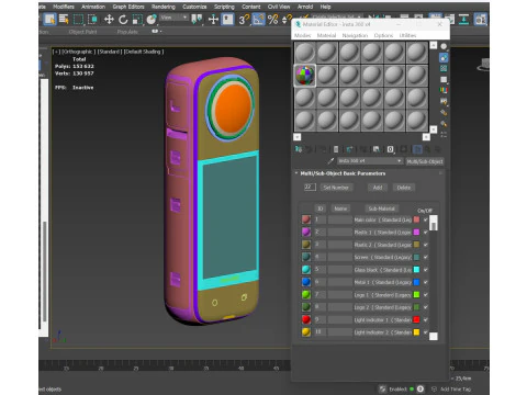 Insta 360 x4 3D Model