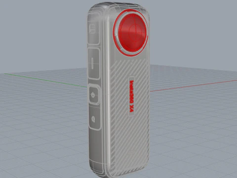 Insta 360 x4 3D Model