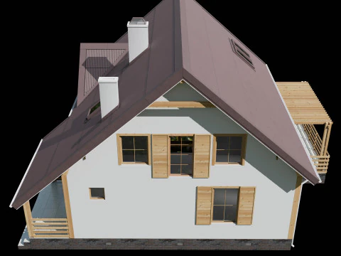 Country house 2023 3D Model