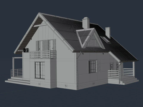Country house 2023 3D Model