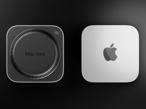 Apple Mac Mini 2024 3D-Modell