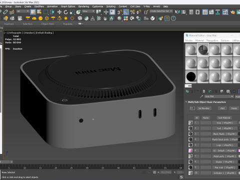 Apple Mac Mini 2024 3D-Modell