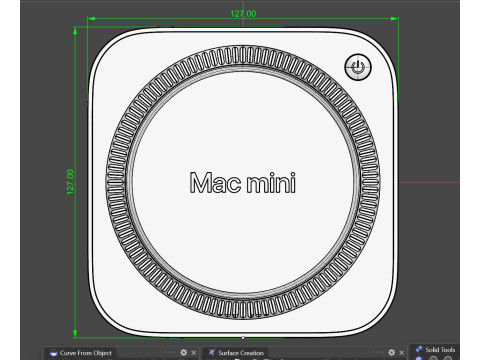 Apple Mac Mini 2024 3D-Modell