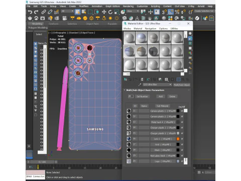 Samsung S25 Ultra 3D Model