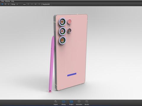 Samsung S25 Ultra 3D Модель