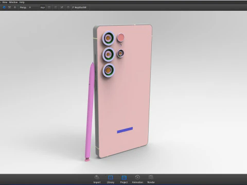 Samsung S25 Ultra 3D Model