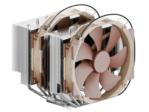 Chłodnica komputerowa Noctua NH D15 Model 3D