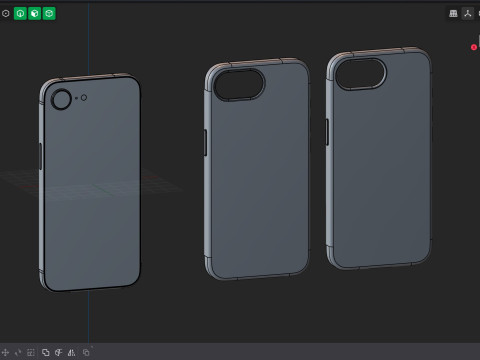 IPhone 16e Modelo 3D