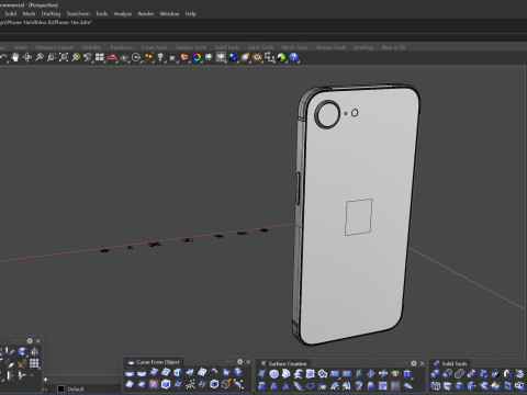 IPhone 16e Modelo 3D