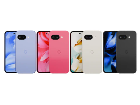 Google Pixel 9a 3D Modell