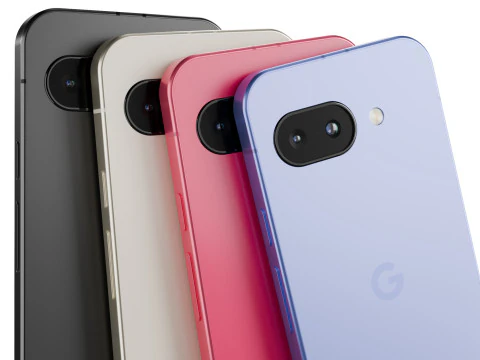 Google Pixel 9a 3D Model